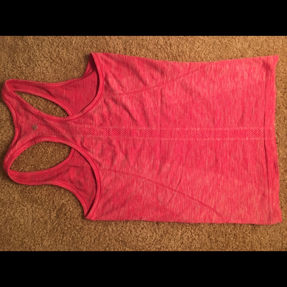 Lulu lemon pink workout tank